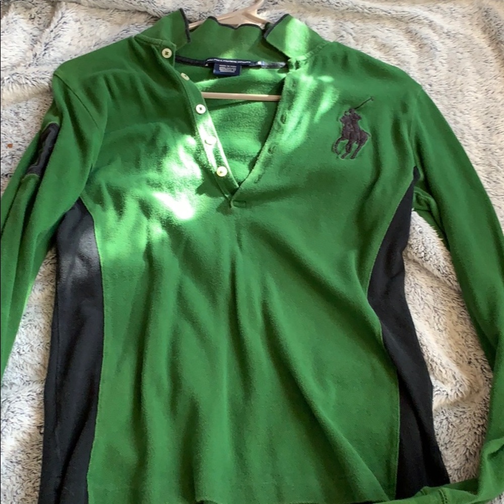 Polo Long sleeve collars button top
